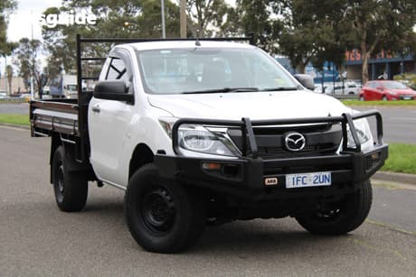 White 2015 Mazda BT-50 Cab Chassis Xt (4X4)