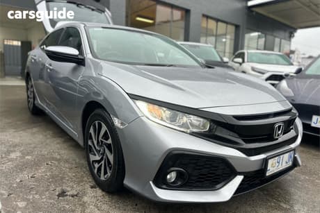 Silver 2018 Honda Civic Hatchback Vti-S