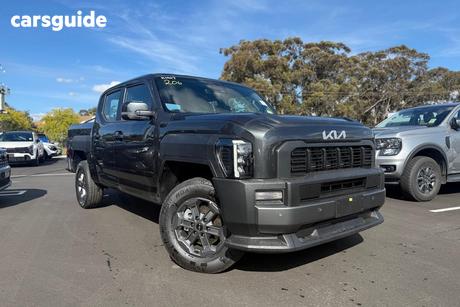 Grey 2025 Kia Tasman Double Cab Pick Up Sx (4X4) (Std) Black Fender