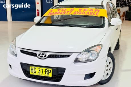 White 2010 Hyundai I30 Wagon Cw Sx 1.6 Crdi