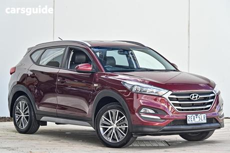 Red 2017 Hyundai Tucson Wagon Active X (Fwd)