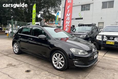 Black 2013 Volkswagen Golf Hatchback 103 Tsi Highline