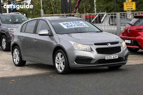Grey 2015 Holden Cruze Hatchback Equipe
