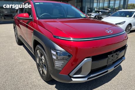 Red 2026 Hyundai Kona Wagon Hybrid Premium N Line