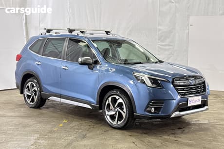 Blue 2022 Subaru Forester Wagon Hybrid S (Awd)