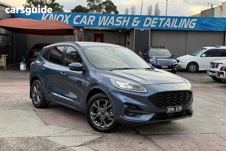 Blue 2021 Ford Escape Wagon St-Line (Fwd)