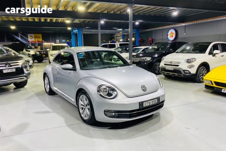 Silver 2014 Volkswagen Beetle Hatchback