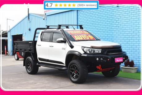 White 2016 Toyota Hilux Dual Cab Utility Sr5 (4X4)