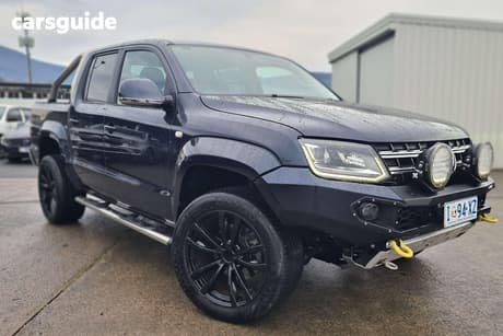 Blue 2017 Volkswagen Amarok Dual Cab Utility V6 Tdi 550 Highline