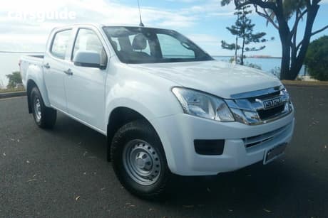 White 2016 Isuzu D-MAX Crew Cab Utility Sx Hi-Ride (4X2)