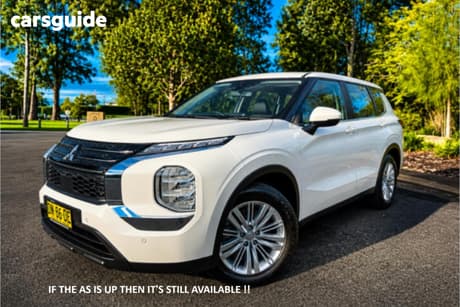 White 2024 Mitsubishi Outlander Wagon Es 7 Seat (2Wd)
