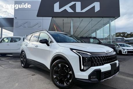 White 2026 Kia Sportage Wagon Sx+ (Awd)