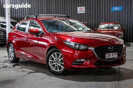 Red 2018 Mazda 3 Hatchback Neo Sport