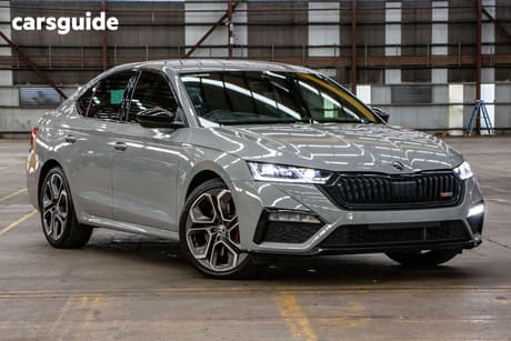Grey 2022 Skoda Octavia Sedan Rs