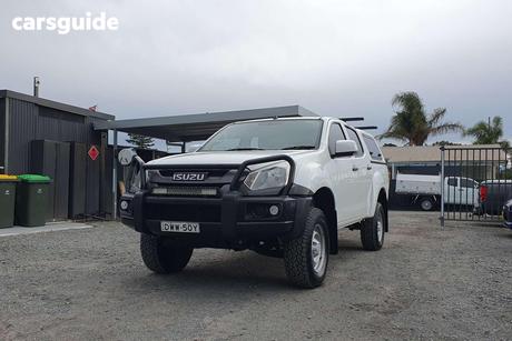 White 2018 Isuzu D-MAX Crew Cab Utility Sx Hi-Ride (4X2)