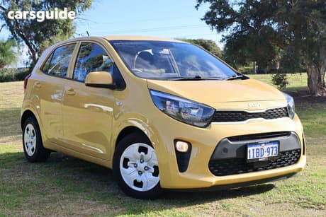 Yellow 2023 Kia Picanto Hatchback S (Pe)