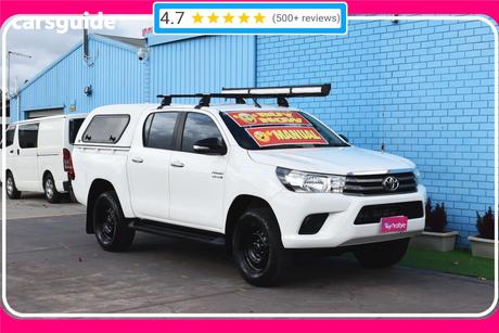 White 2015 Toyota Hilux Dual Cab Utility Sr (4X4)