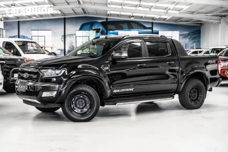 Black 2018 Ford Ranger Dual Cab Pick-up Wildtrak 3.2 (4X4)