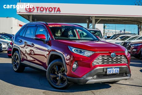 Red 2020 Toyota RAV4 Wagon Cruiser Awd Hybrid