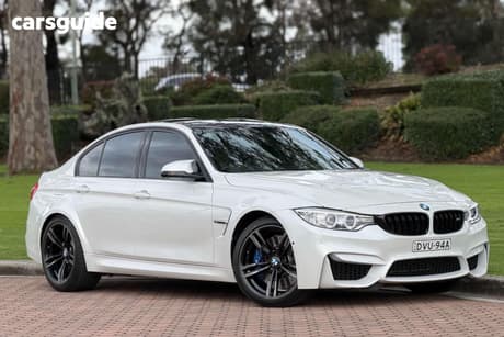 White 2015 BMW M3 Sedan