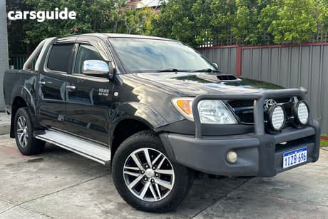 Black 2008 Toyota Hilux Dual Cab Pick-up Sr5 (4X4)