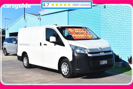 White 2021 Toyota HiAce Van Lwb Gl (Colours)