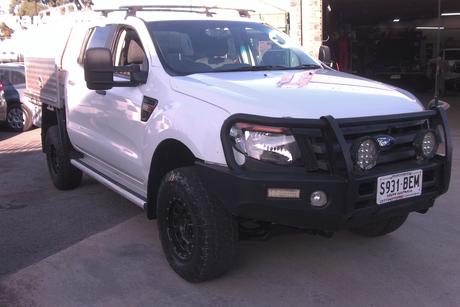 White 2014 Ford Ranger Dual Cab Chassis Xl 3.2 (4X4)