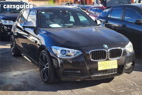 Black 2013 BMW 1 Hatch M135I R