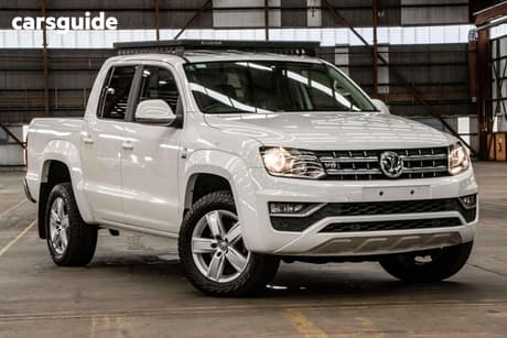 White 2019 Volkswagen Amarok Dual Cab Utility Tdi550 Highline 4Motion (4X4)