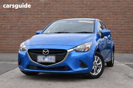 Blue 2016 Mazda 2 Hatchback Maxx