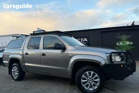 Beige 2020 Volkswagen Amarok Dual Cab Utility Tdi550 Core 4Motion (4X4)