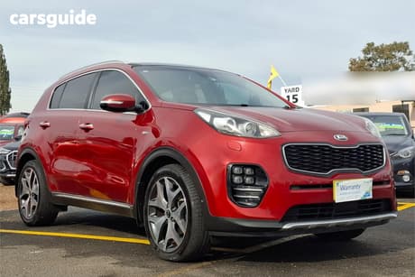 Red 2016 Kia Sportage Wagon Gt-Line (Awd)