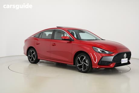 Red 2023 MG MG5 Sedan Essence