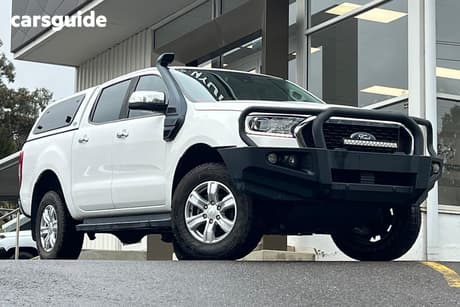 White 2021 Ford Ranger Double Cab Chassis Xlt 3.2 (4X4)