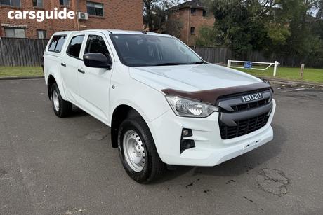White 2022 Isuzu D-MAX Crew Cab Utility Sx (4X2) High-Ride