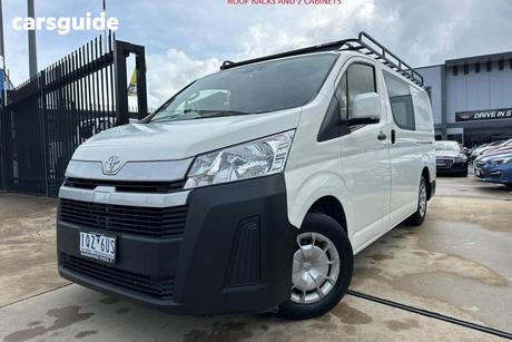 White 2019 Toyota HiAce Van Lwb Courier Pack