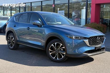 Blue 2024 Mazda CX-5 Wagon G25 Touring (Awd)