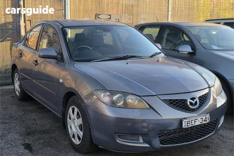 Grey 2006 Mazda 3 Sedan Maxx