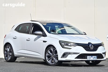 White 2017 Renault Megane Hatchback Gt-Line