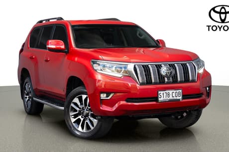 Red 2021 Toyota Landcruiser Prado Wagon Vx