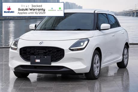 White 2024 Suzuki Swift Hatchback Hybrid Plus
