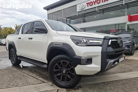 White 2021 Toyota Hilux Double Cab Pick Up Rogue (4X4)