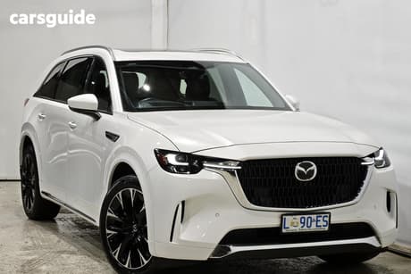 White 2023 Mazda CX-90 Wagon G50E Azami Mhev