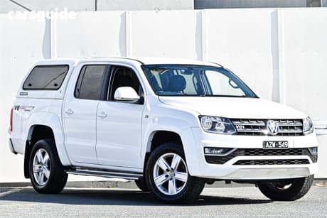 White 2018 Volkswagen Amarok Dual Cab Utility V6 Tdi 550 Sportline