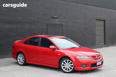 Red 2007 Mazda 6 Hatchback Luxury Sports