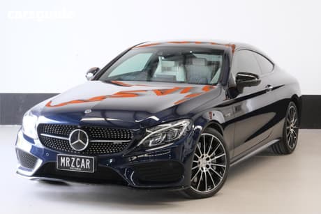 Blue 2018 Mercedes-Benz C43 Coupe 43
