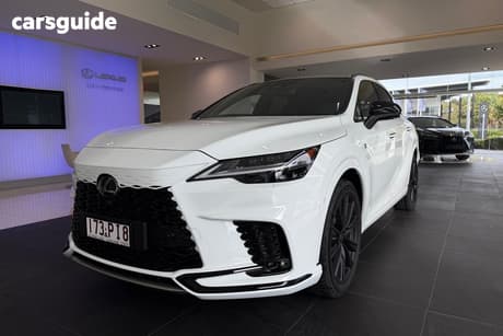 White 2025 Lexus RX500H Wagon F Sport Performance Hybrid