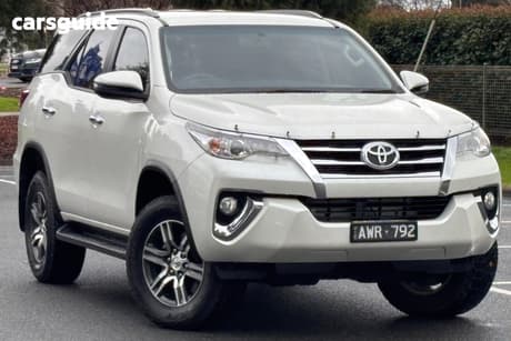 White 2018 Toyota Fortuner Wagon Gxl
