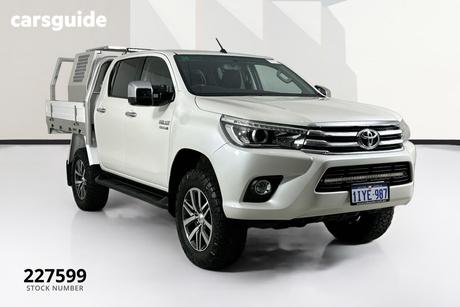 White 2016 Toyota Hilux Dual Cab Utility Sr5 (4X4)