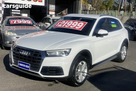 White 2018 Audi Q5 Wagon 2.0 Tdi Quattro Sport